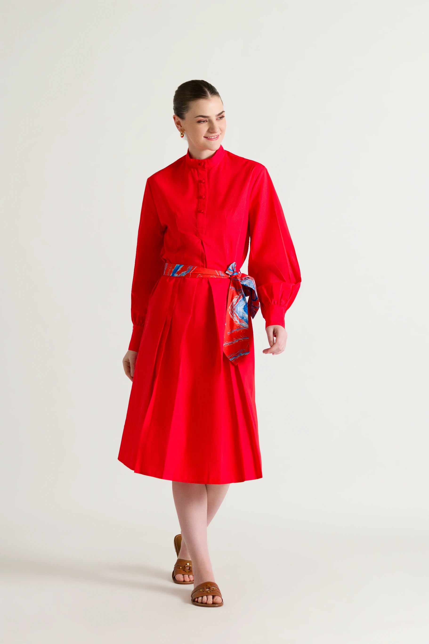 A-Line With Box Pleats Dress
