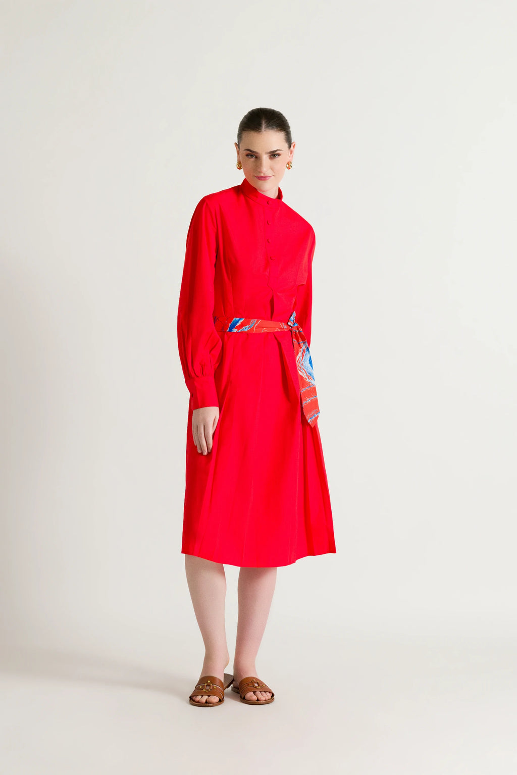 A-Line With Box Pleats Dress