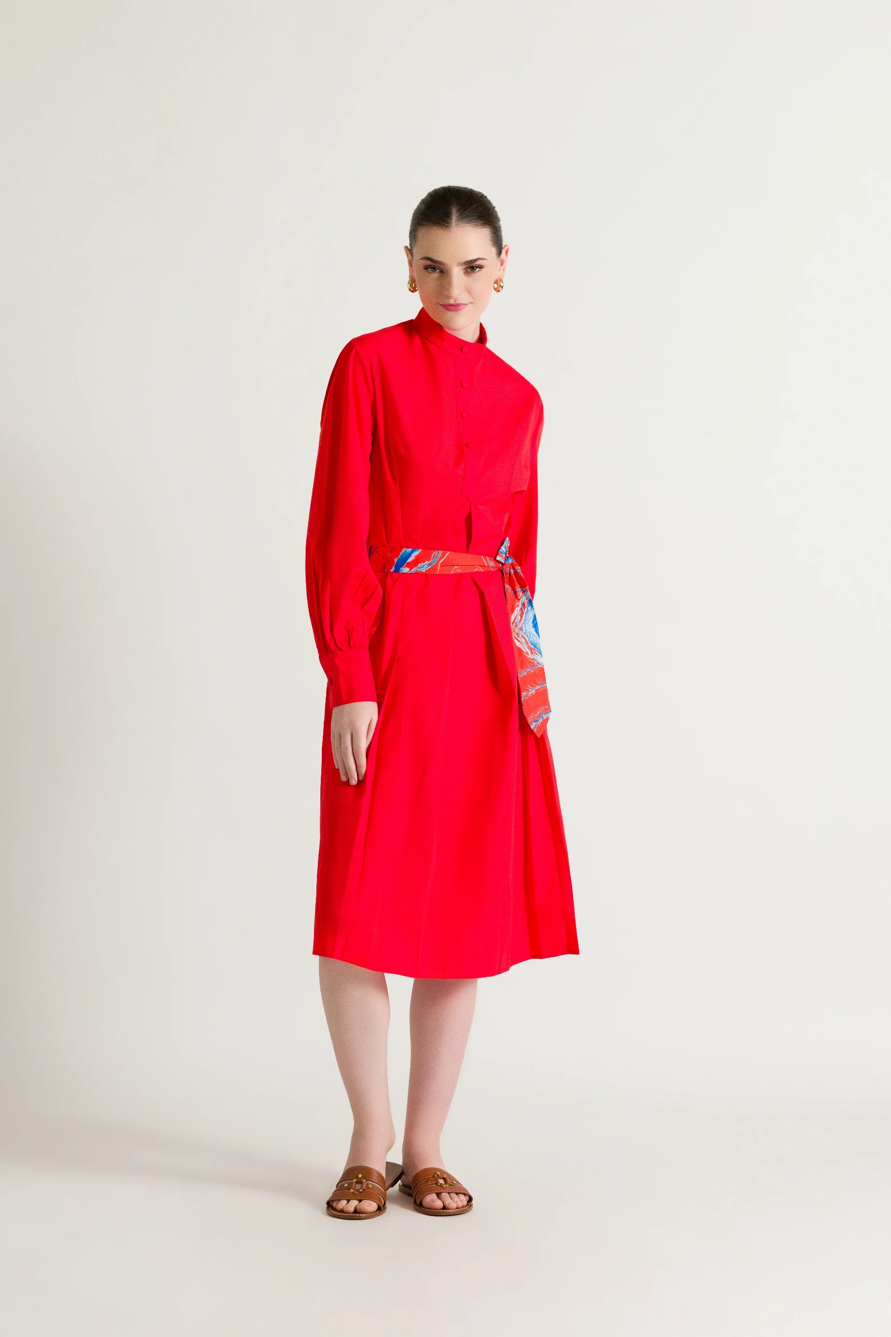 A-Line With Box Pleats Dress